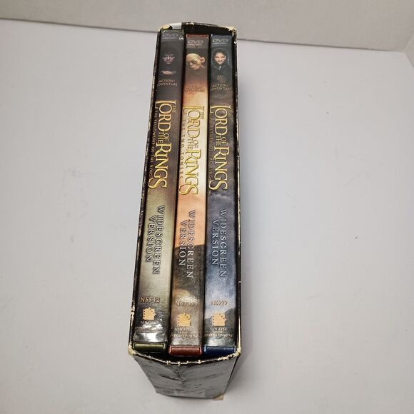 Lord of the Rings-Motion Picture Trilogy DVD 3 Movie Lot Two Towers Return King - Picture 3 of 16